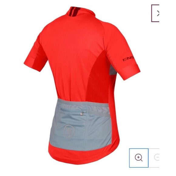 Endura FS260 Pro Jersey Women’s Size Large Cycling Short Sleeve Full Zip Pockets - Picture 2 of 11